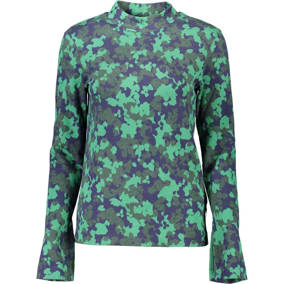 Blumen-Kragenpullover Ga9006