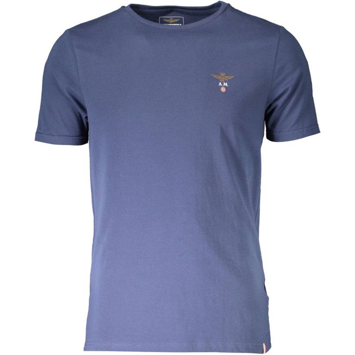 Baumwoll T-Shirt mit Rundhalsausschnitt