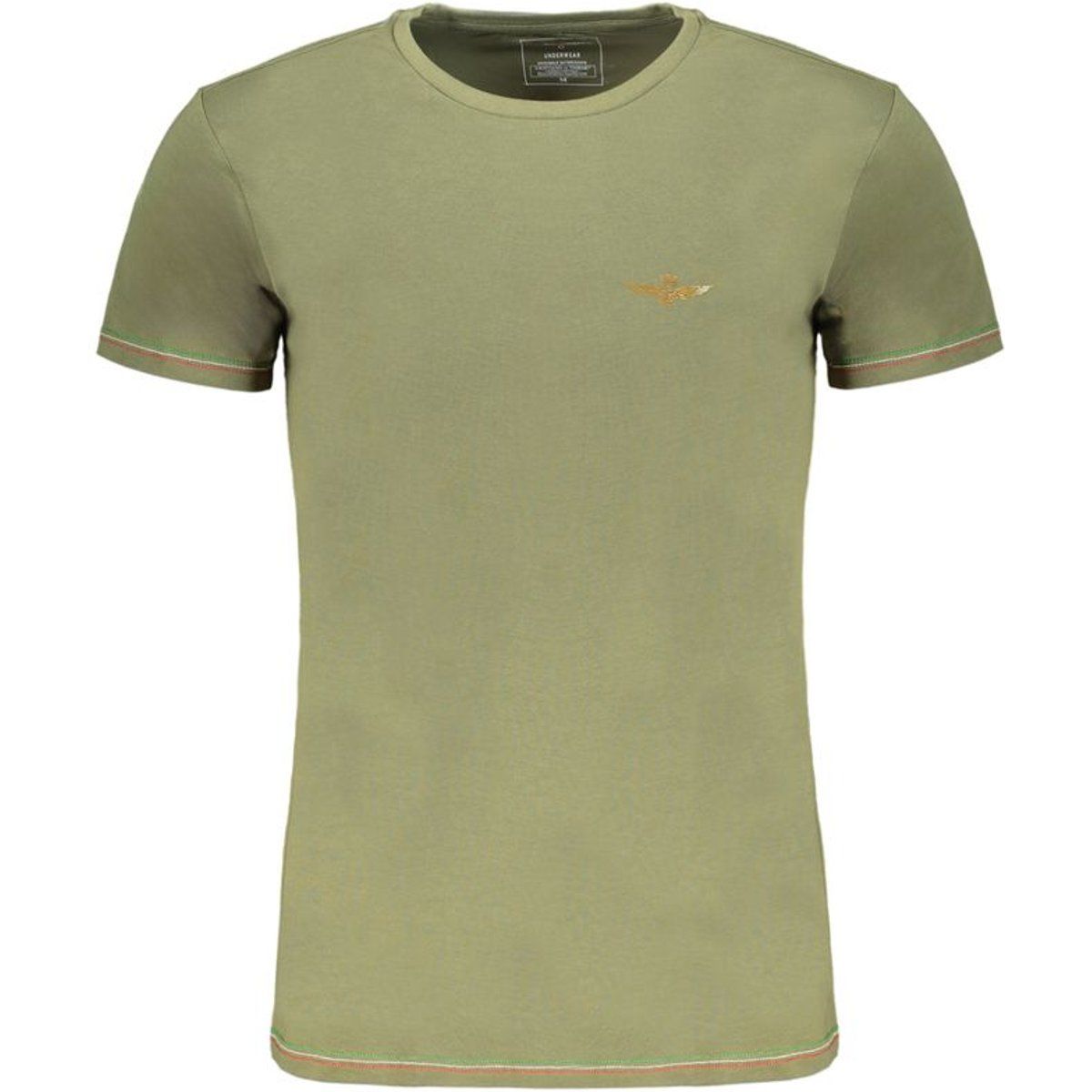 Lässiges Baumwoll-T-Shirt mit Rundhalsausschnitt
