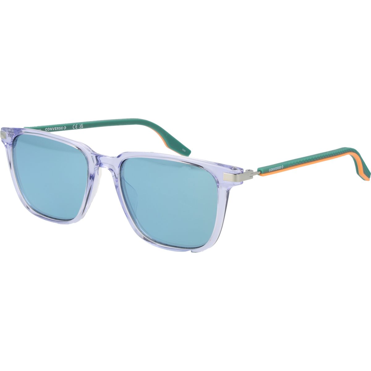Quadratische Sonnenbrille mit verspiegelten Gläsern
