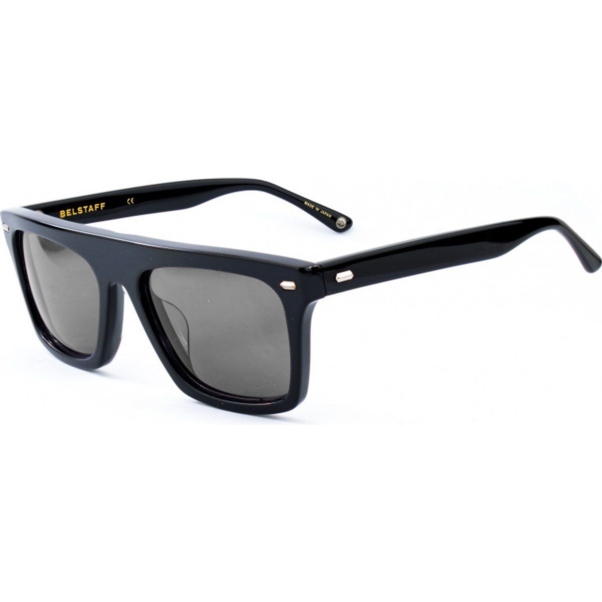 Sonnenbrille mit quadratischem Rahmen in Schwarz