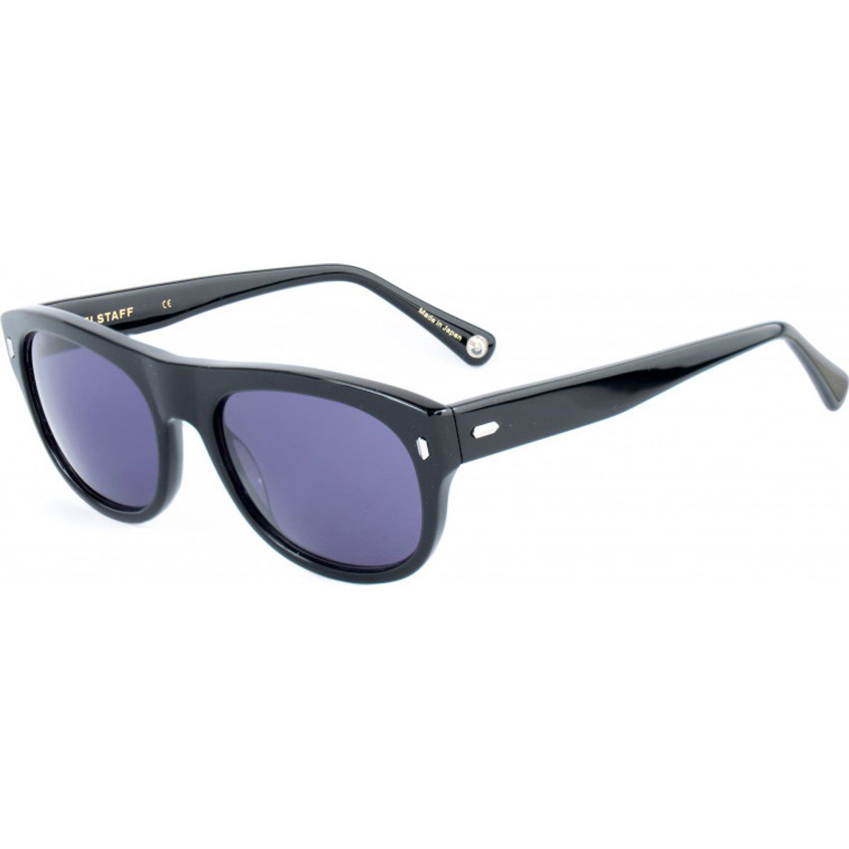 Klassische Wayfarer Sonnenbrille mit dunklen Gläsern
