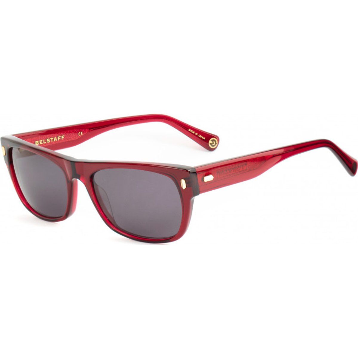 Rechteckige Sonnenbrille mit Vollrand
