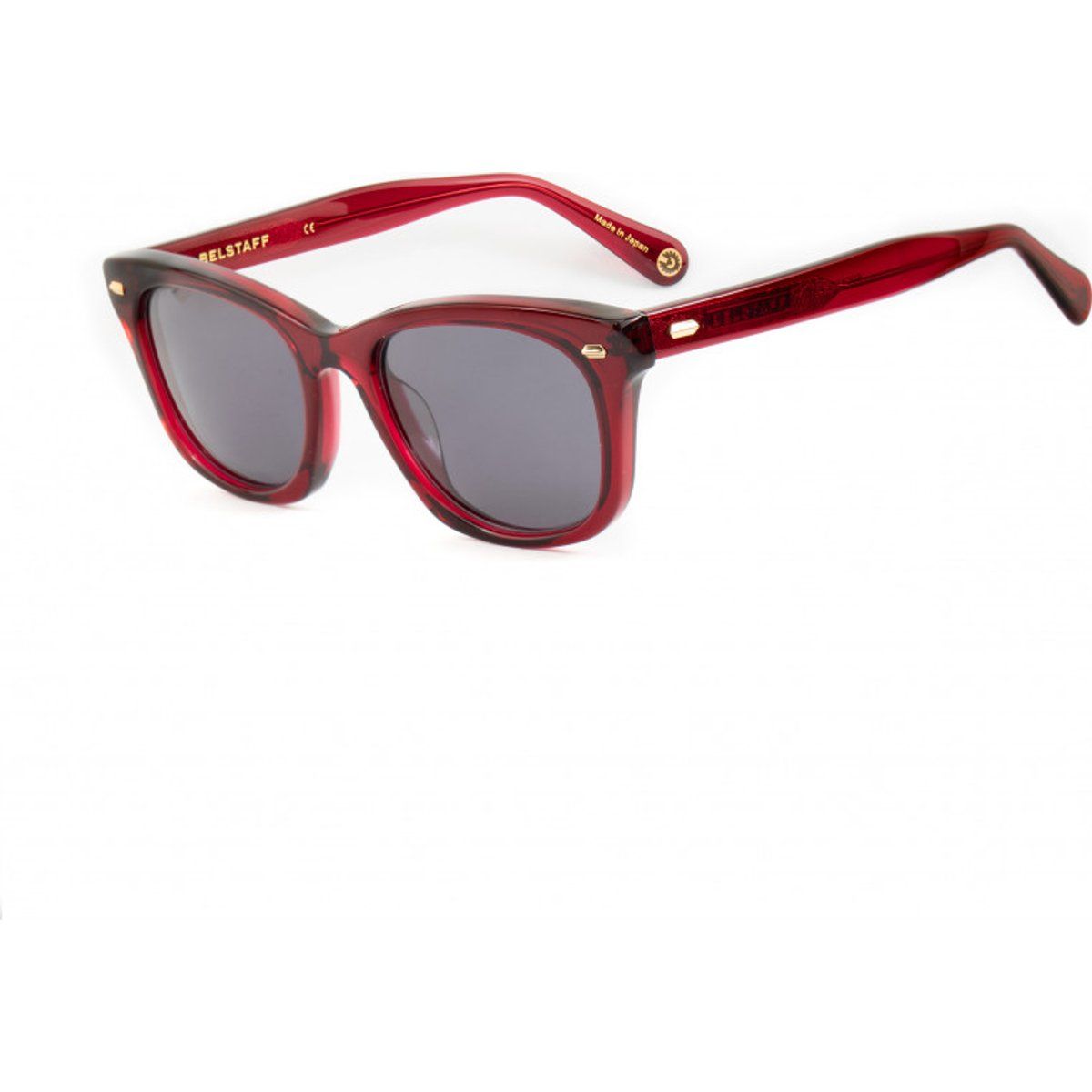Klassische Wayfarer Sonnenbrille in Rot