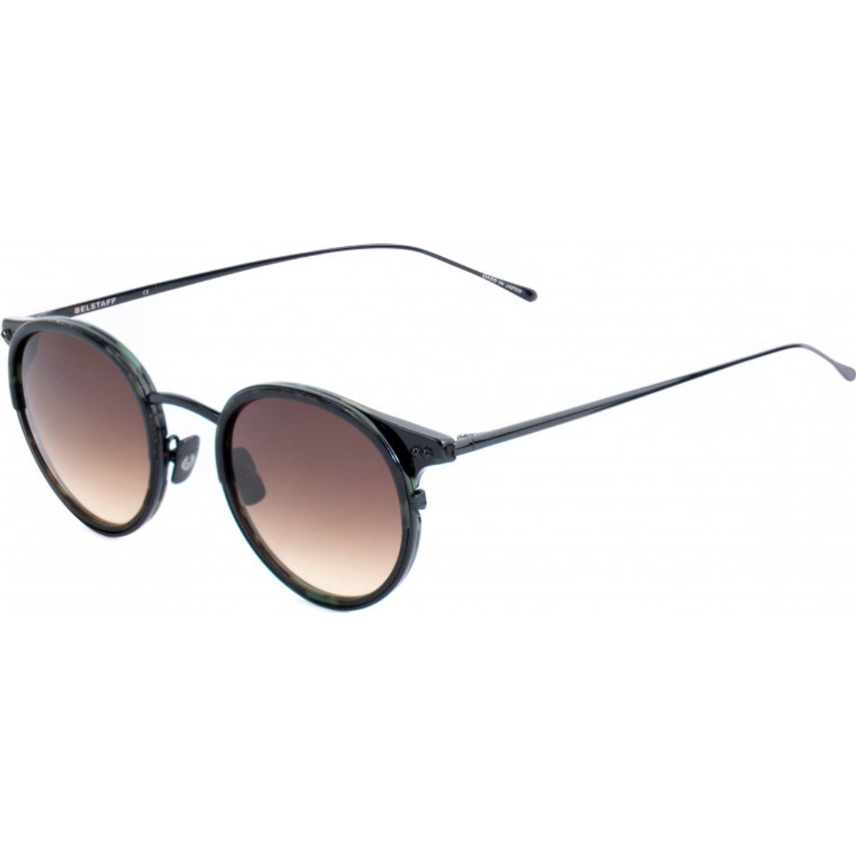Sonnenbrille mit rundem Rahmen und Farbverlaufsgläsern