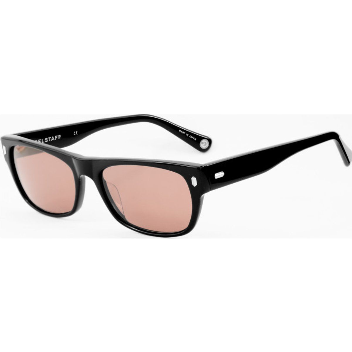 Klassische Sonnenbrille mit schwarzem Rahmen
