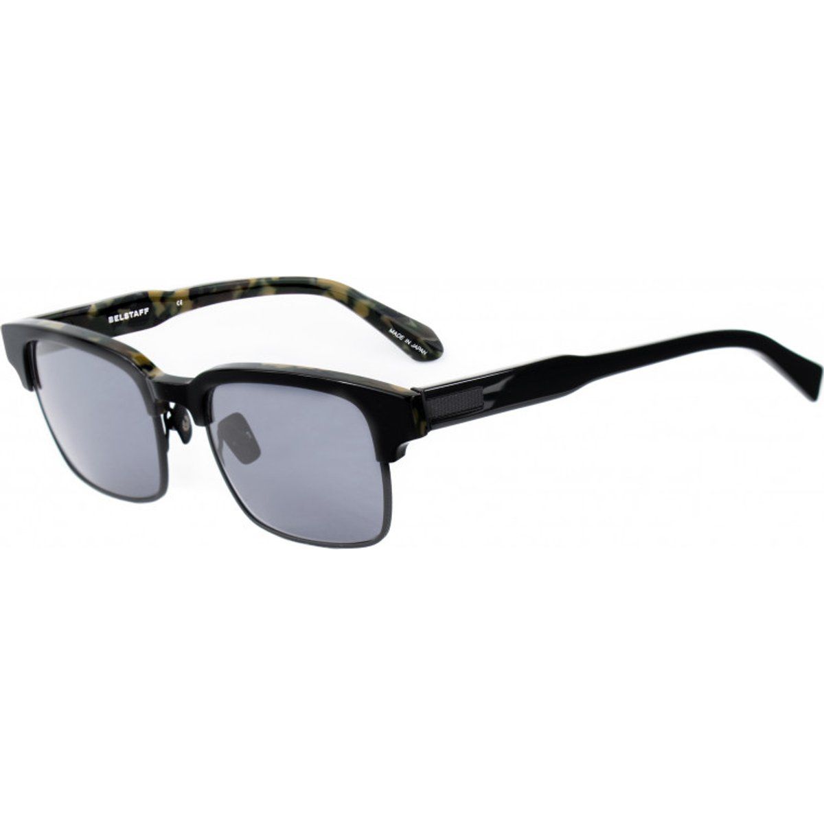 Sonnenbrille mit quadratischem Rahmen und Schildpattdetails