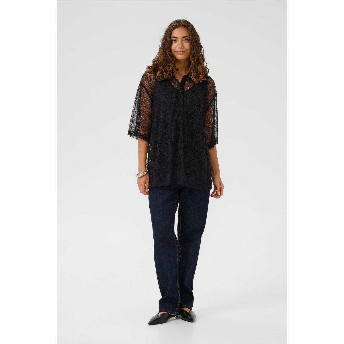 Kurzarm-Bluse CUkasi Kurzarm-Bluse Oversize fit