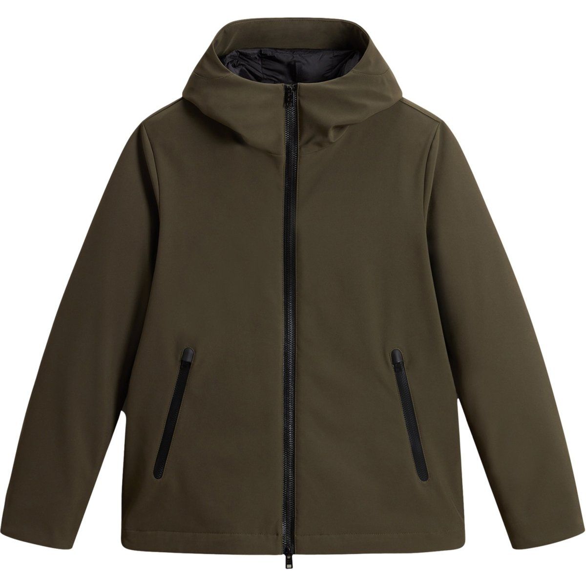 Funktionale Softshelljacke mit Kapuze