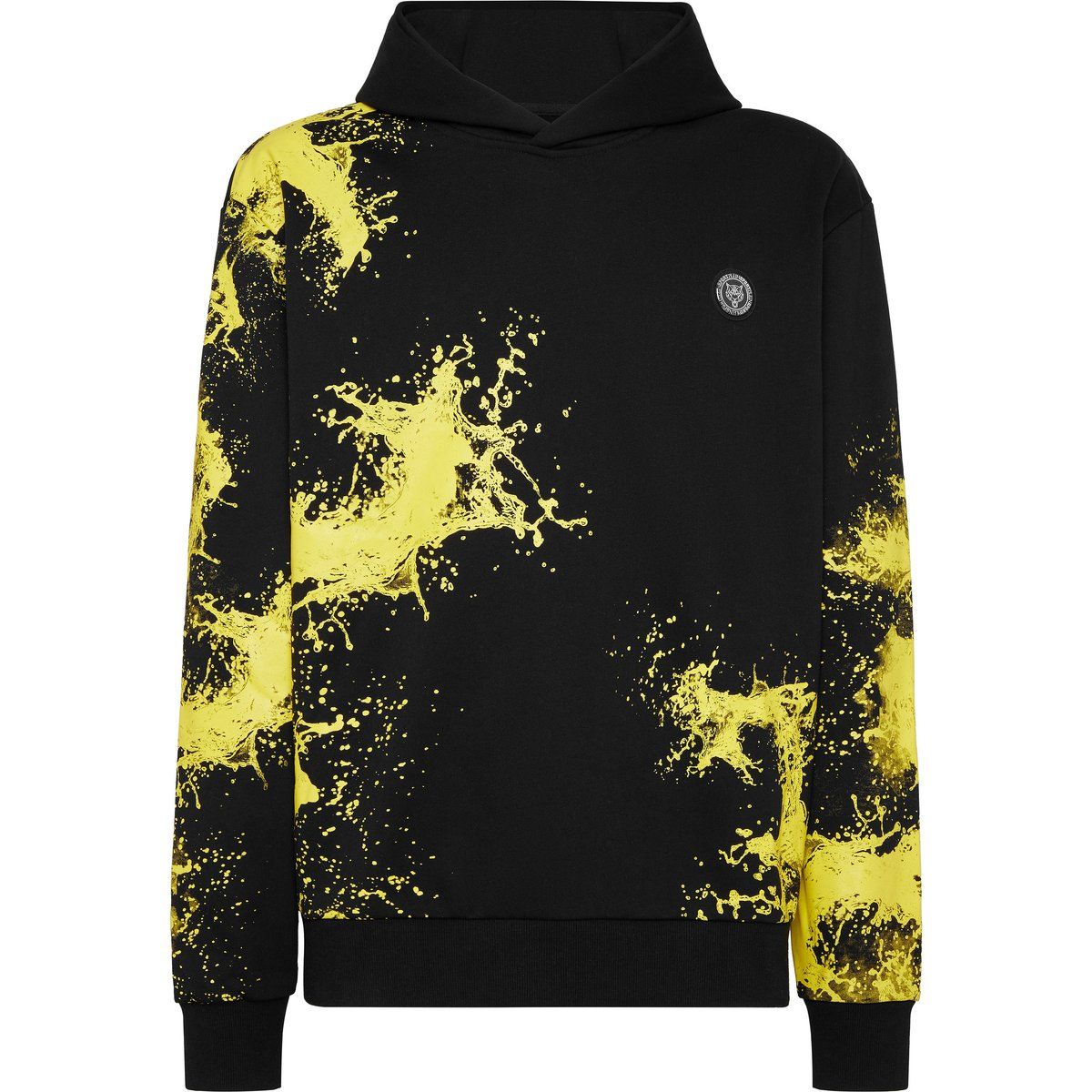 Kapuzen-Sweatshirt mit Splash-Grafikdruck