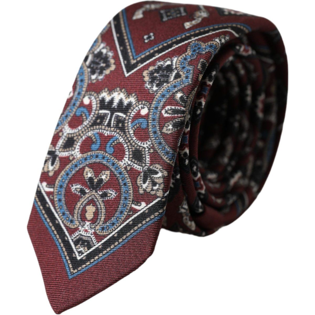 Klassische Seidenkrawatte mit Paisley-Muster