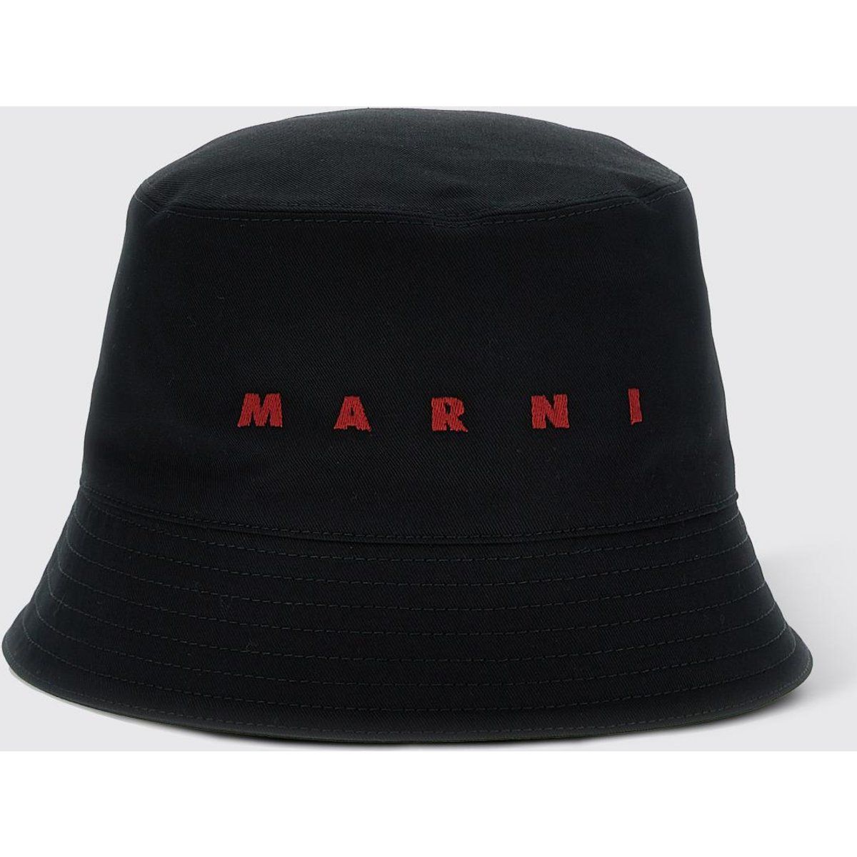 Klassischer Baumwoll-Bucket Hat mit Logo