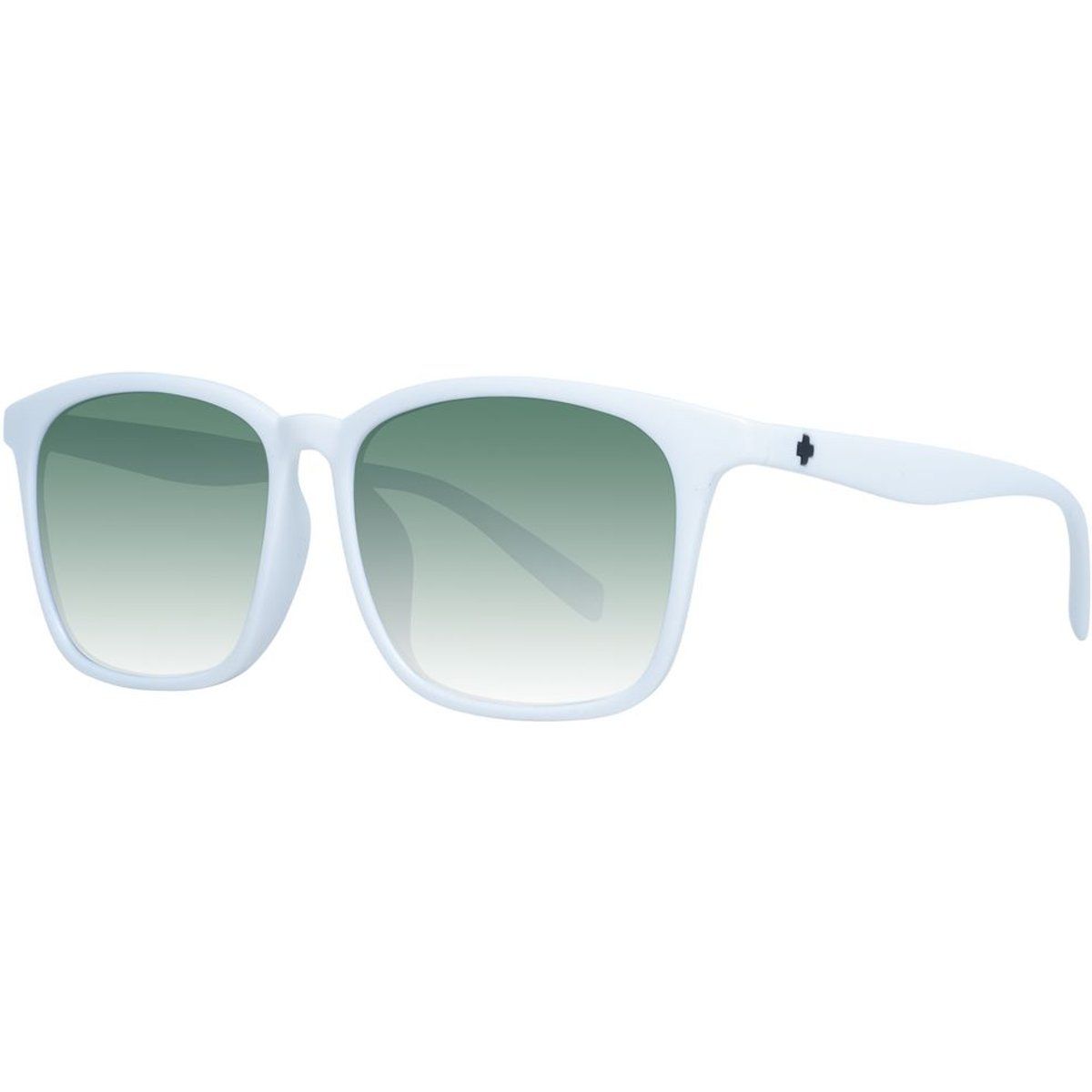 Quadratische Sonnenbrille mit grünen Gläsern