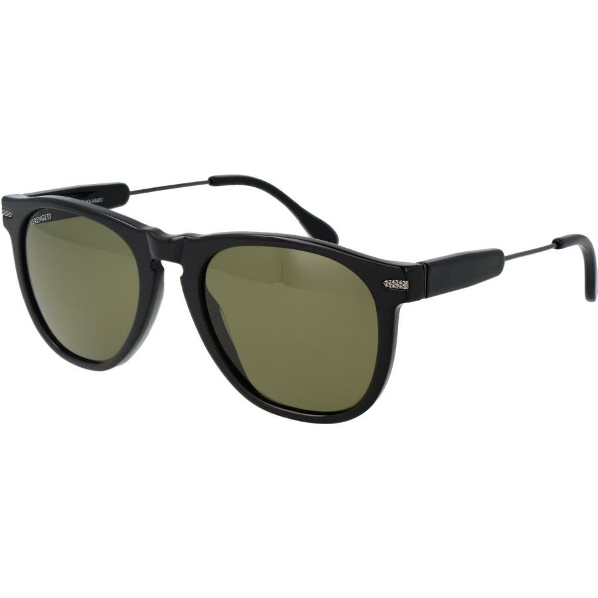 Klassische polarisierte Vollrand-Sonnenbrille