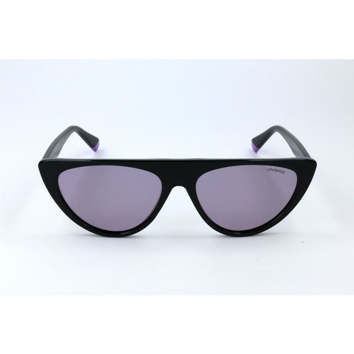 Katzenaugen-Sonnenbrille mit Lila Akzent