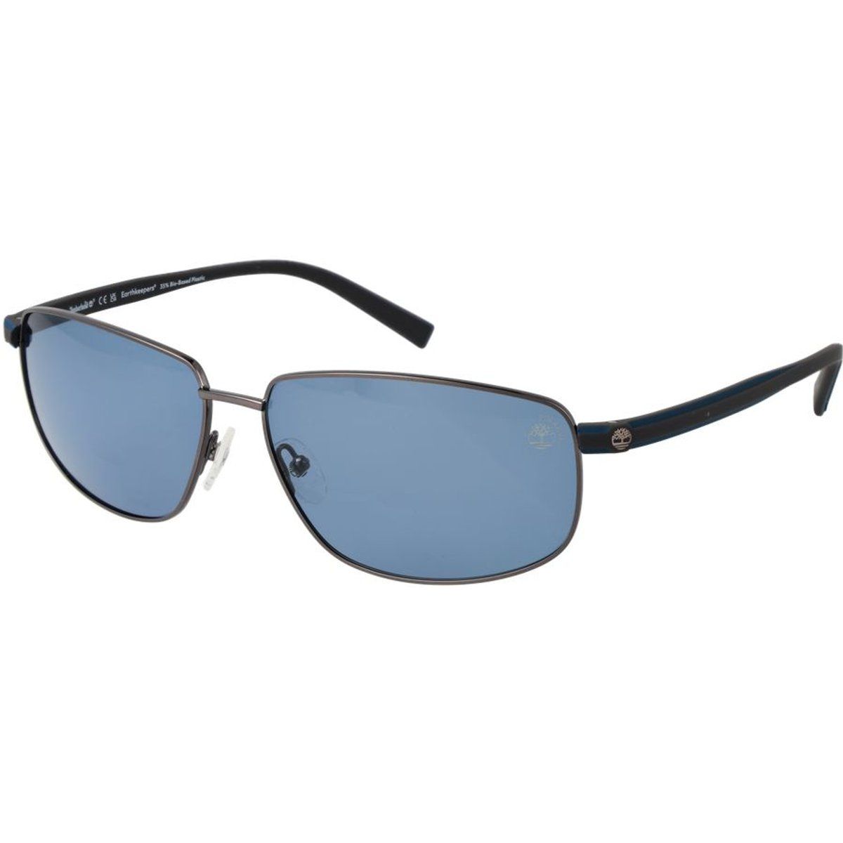 Rechteckige Sonnenbrille mit Metallrahmen