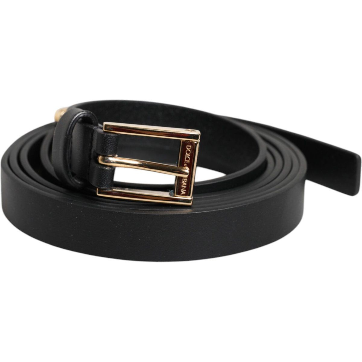 Lederbelt mit goldener Schnalle