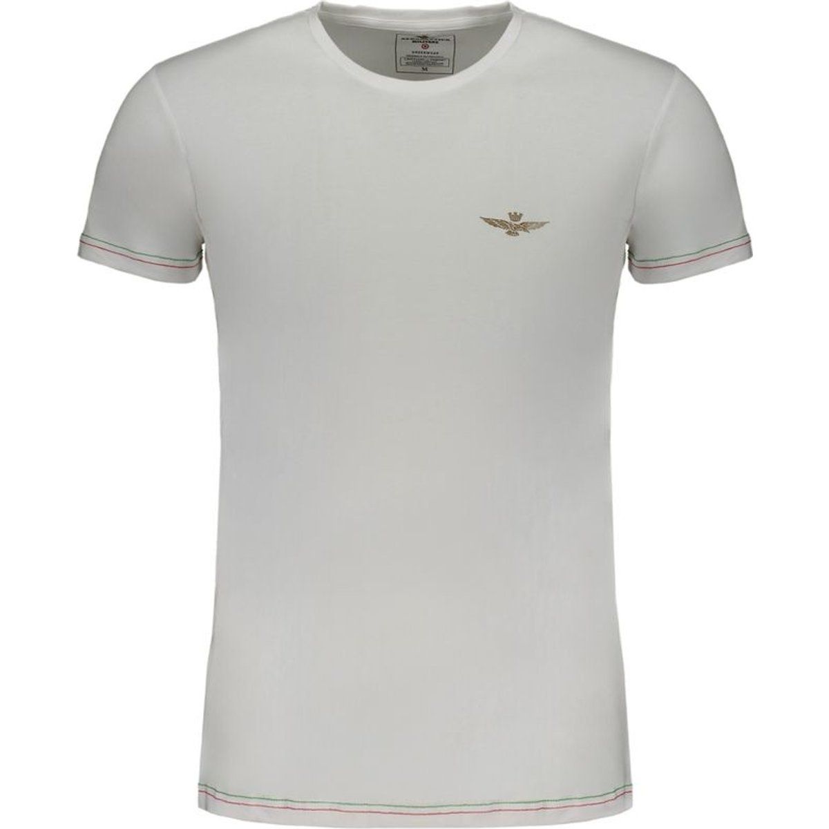 Slim-Fit Rundhals-T-Shirt mit Logo