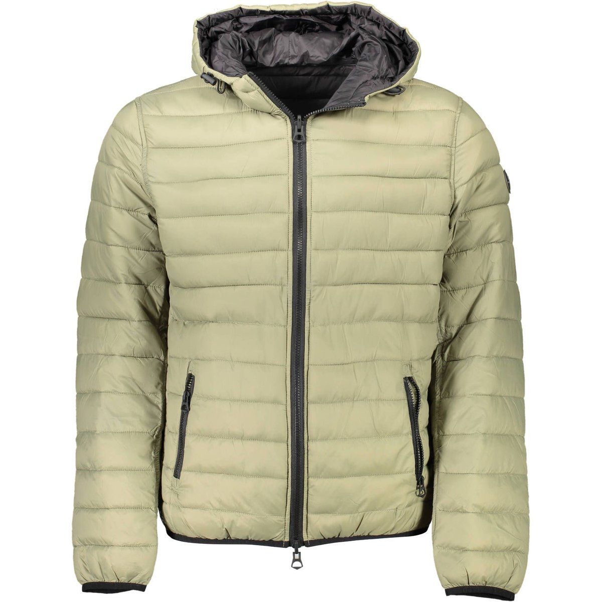 Leichte, packbare Pufferjacke mit Kapuze