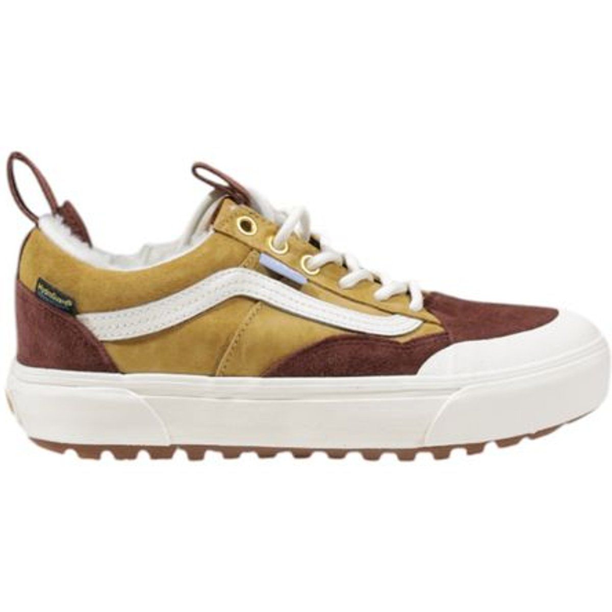 Braune Lifestyle-Sneakers aus Wildleder