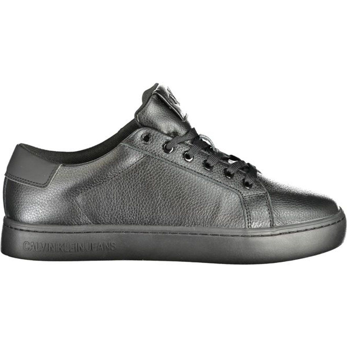Leder-Sneaker im Low-Top-Stil