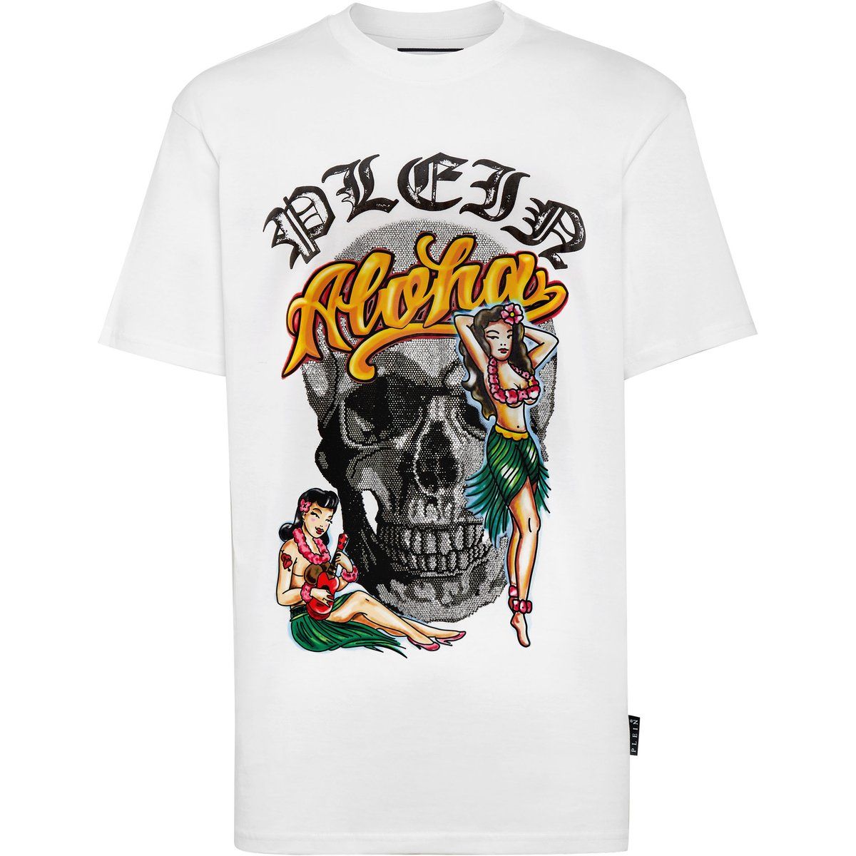 Hawaii Grafikdruck Baumwoll-T-Shirt