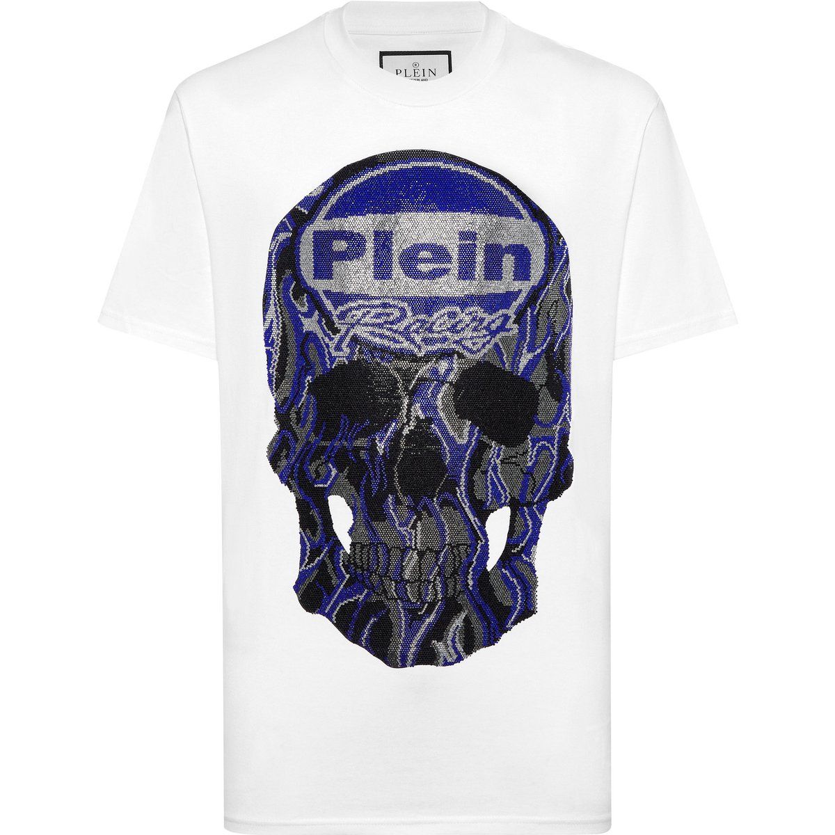 T-Shirt mit Totenkopf-Grafik aus Baumwolljersey
