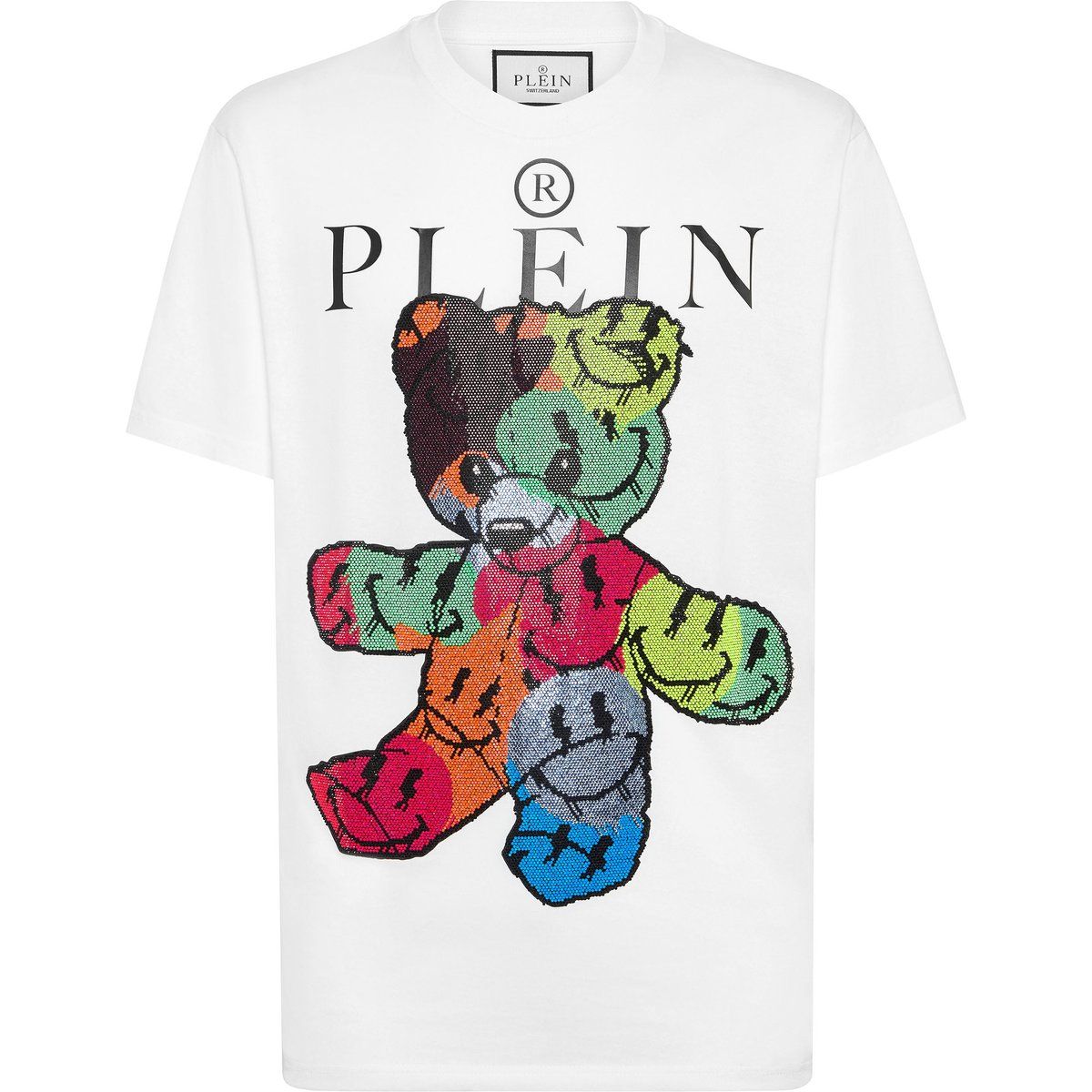 T-Shirt mit grafischem Teddybär-Print