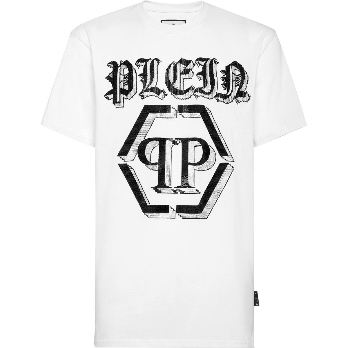 Baumwolljersey-T-Shirt mit auffälligem Logo