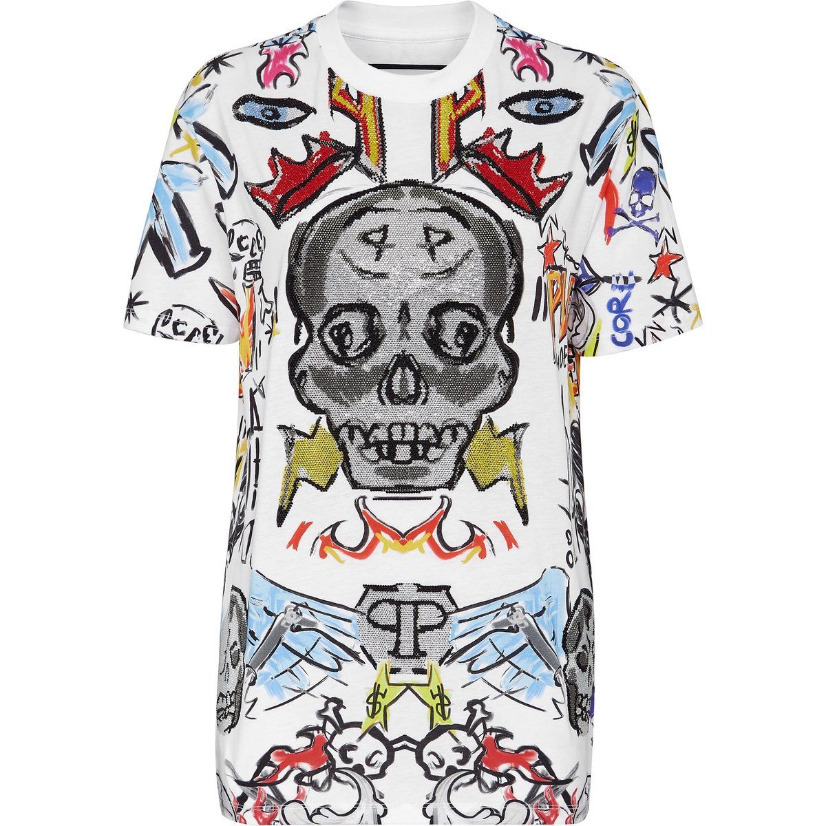 T-Shirt mit auffälligem Grafikdruck