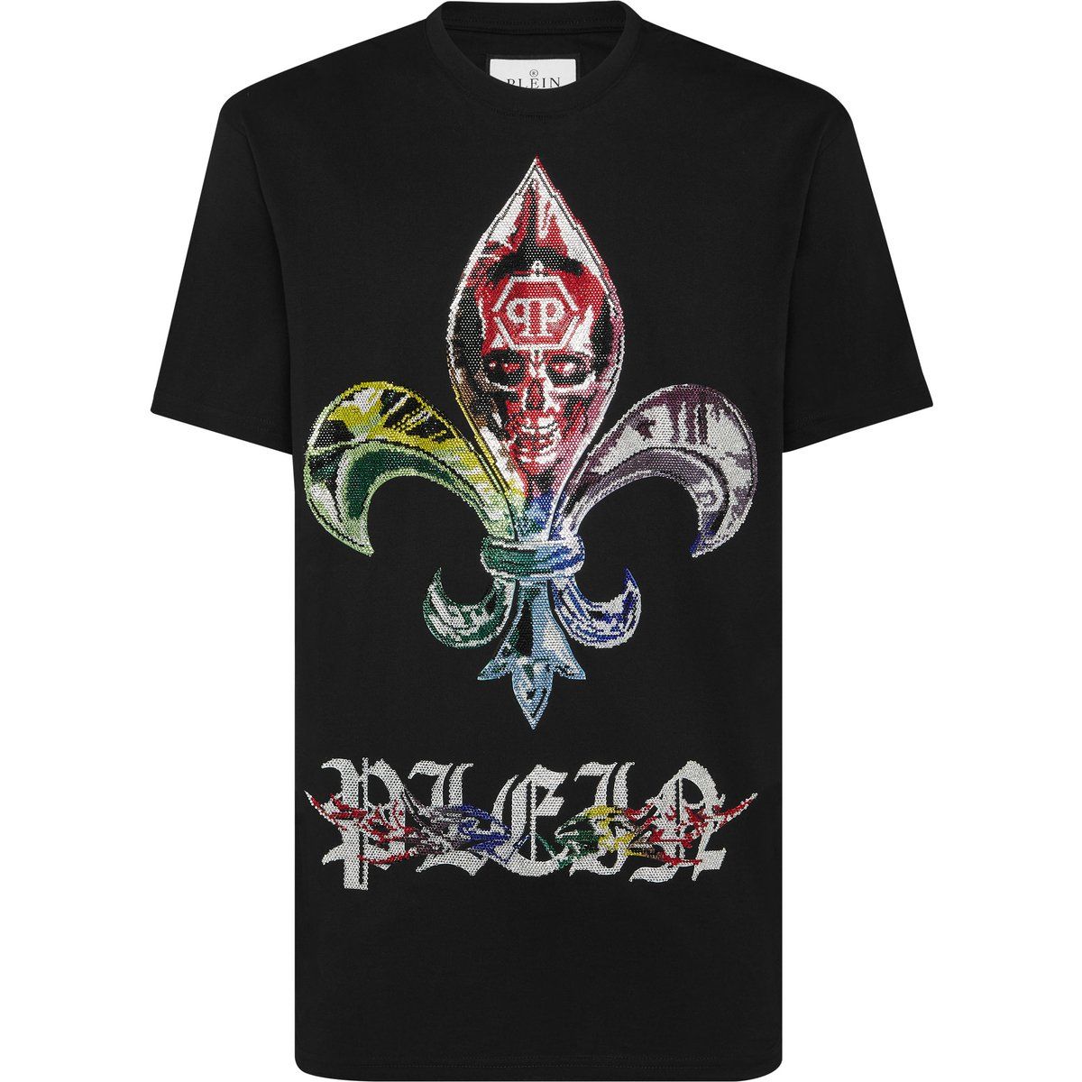 Baumwolljersey T-Shirt mit Grafikprint