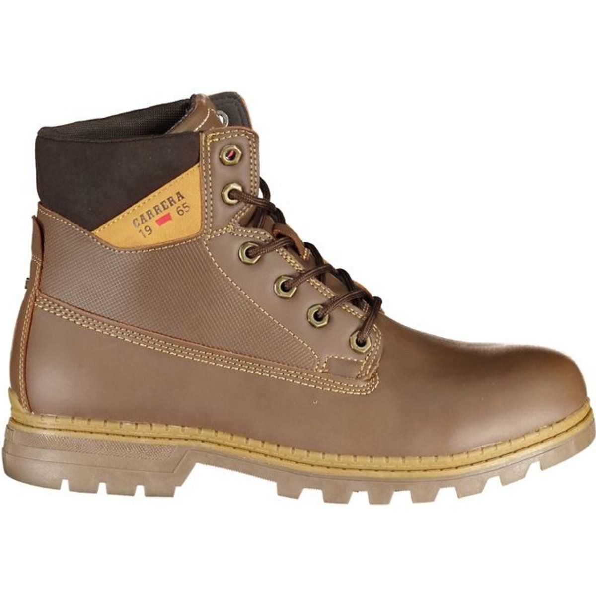 Herren braune Schnür-Arbeitsstiefel