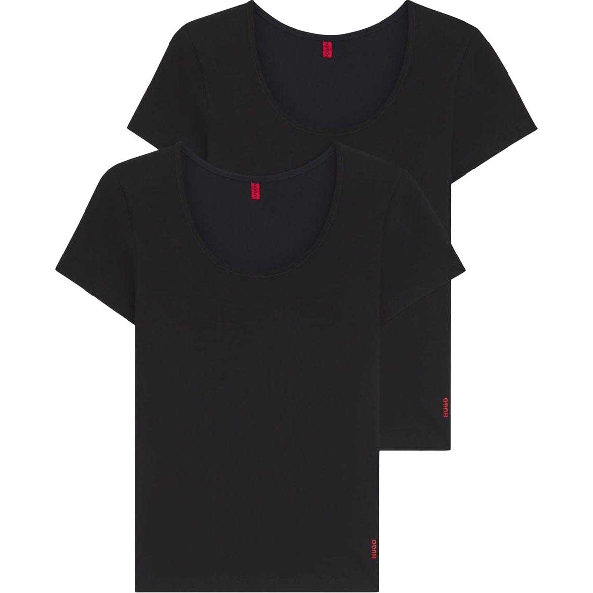 Klassisches T-Shirt mit Rundhalsausschnitt im Doppelpack