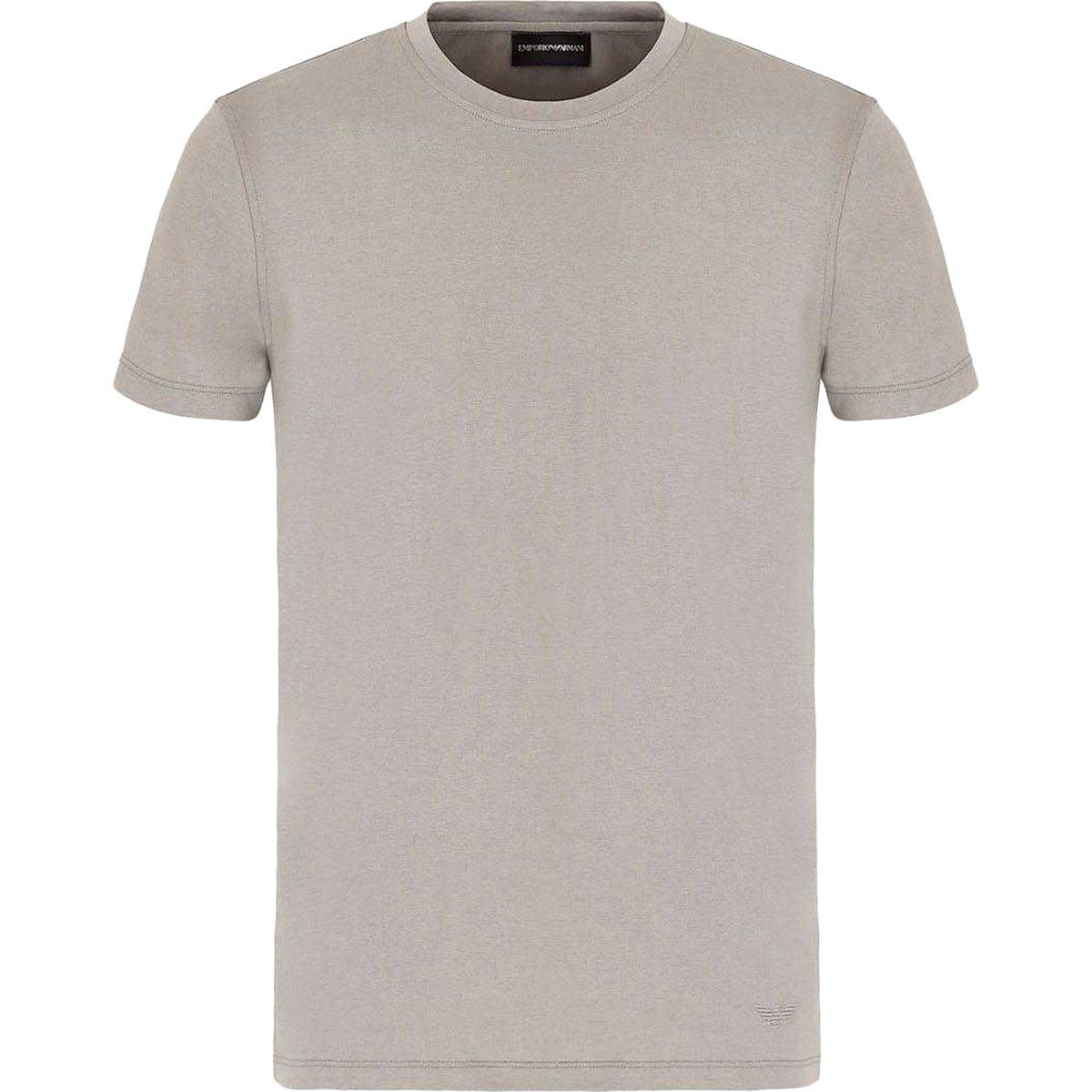 Essentielles Baumwoll-T-Shirt mit Rundhalsausschnitt