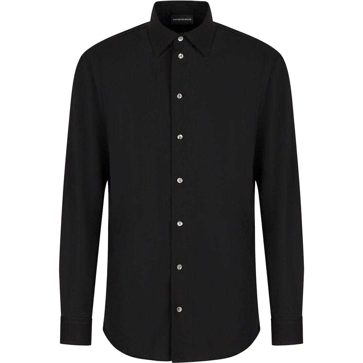 Herren Langarm Button-Up Hemd