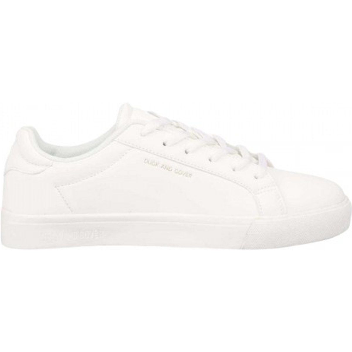 Herren Weiße Lässige Leder Sneaker