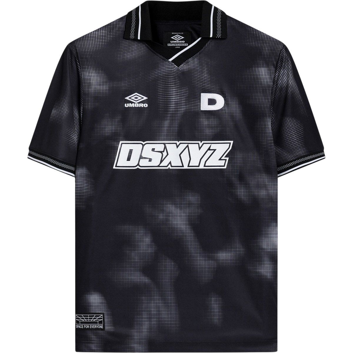 Umbro - "Drumsheds" Fußballtrikot für Herren/Damen Unisex (Grau/Schwarz)