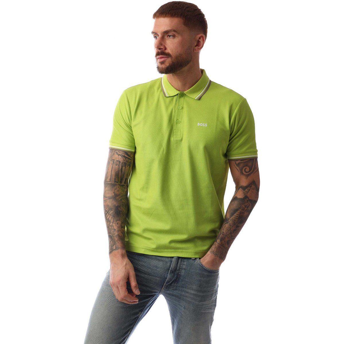 Herren Piqué Poloshirt mit regulärer Passform