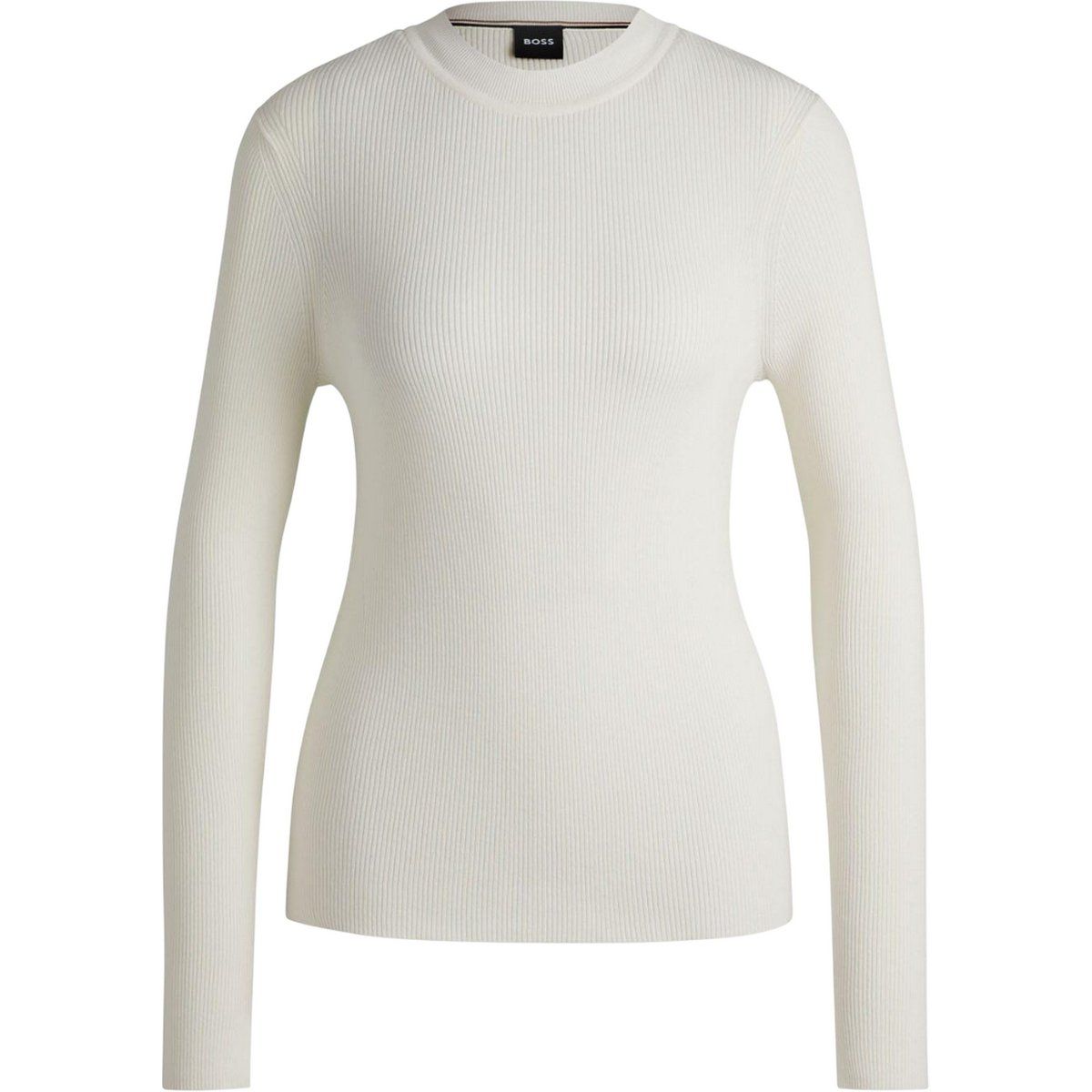 Geripptes Langarm-Top