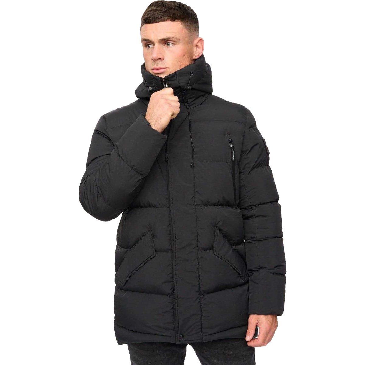 Herren Gepolsterte Kapuzenjacke