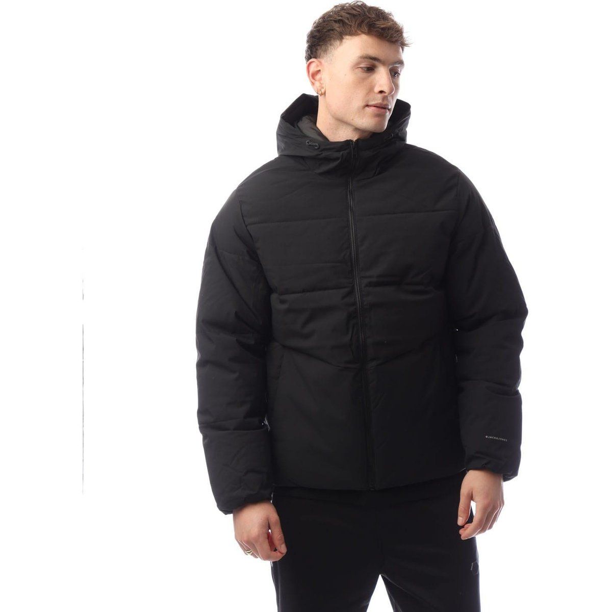 Herren Pufferjacke mit Kapuze