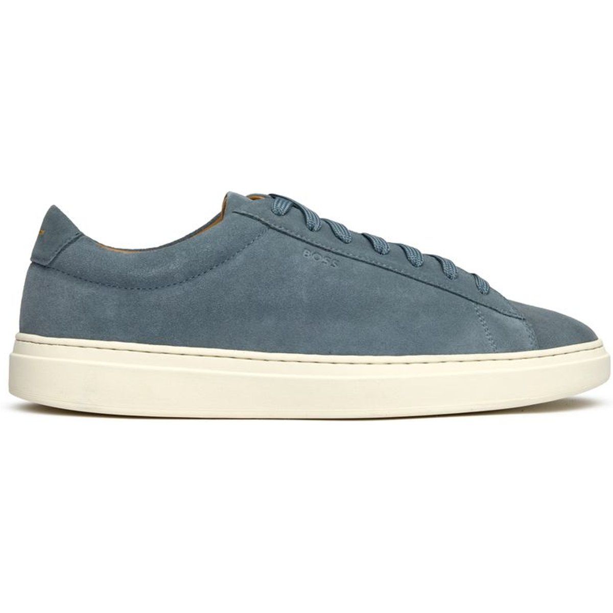 Blaue Wildleder-Sneakers
