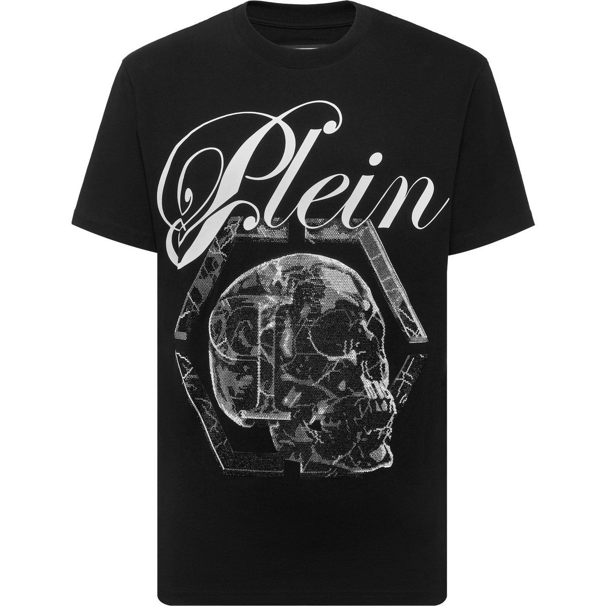 T-Shirt mit Totenkopf-Grafikdruck