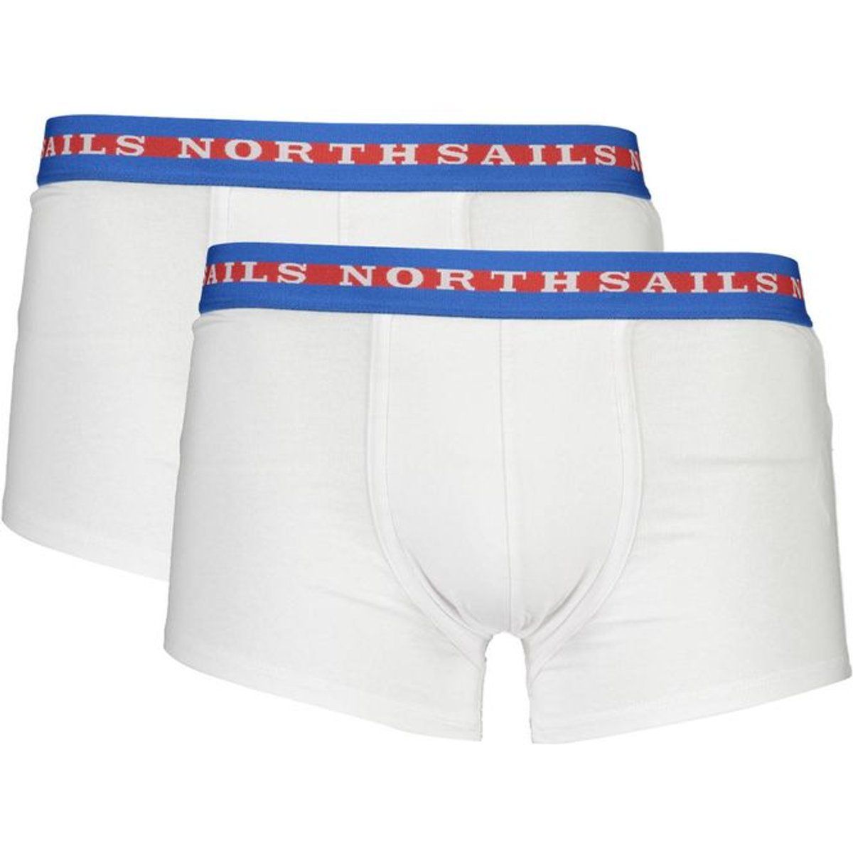 Herren Weiße Boxershorts Doppelpackung