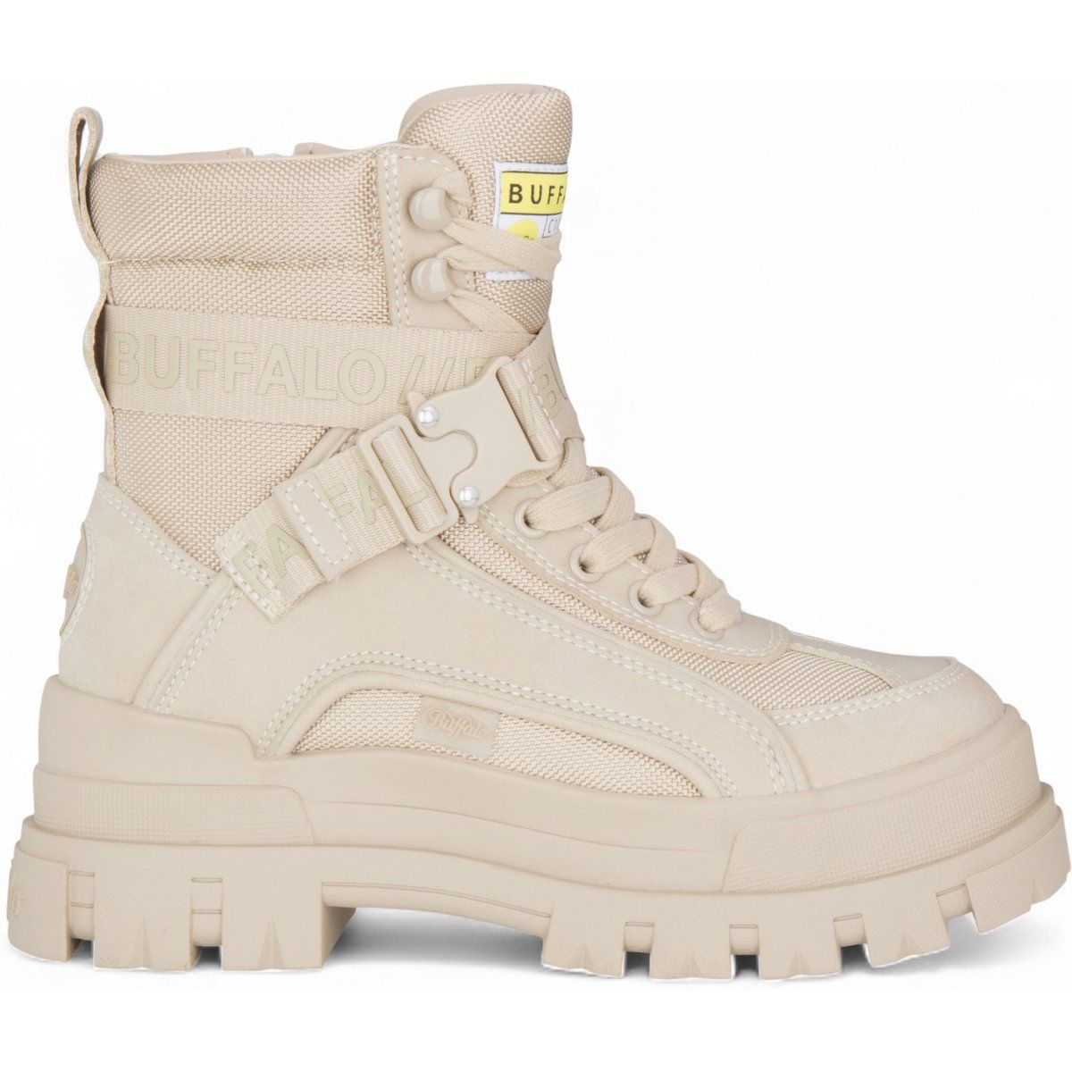 Chunky Plateau Vegan Kampfstiefel