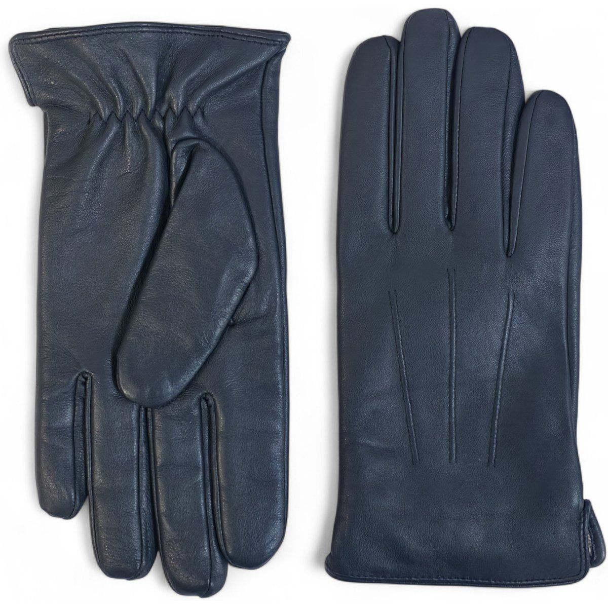 Italienische Lederhandschuhe mit Wollfutter