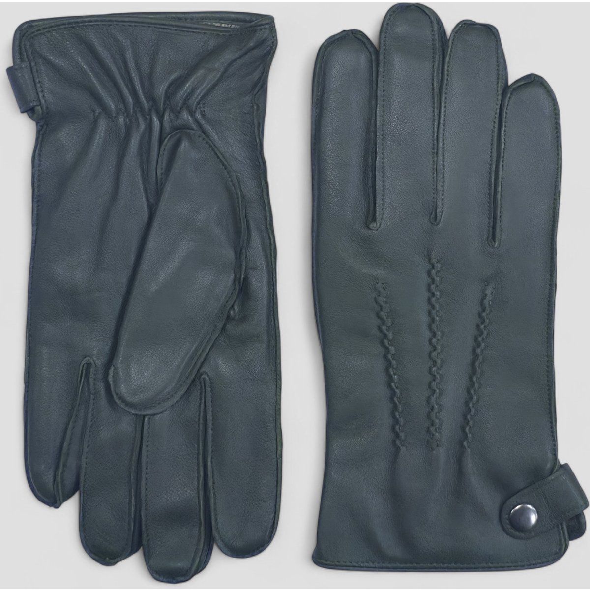 Wollgefütterte Autofahrerhandschuhe aus italienischem Leder