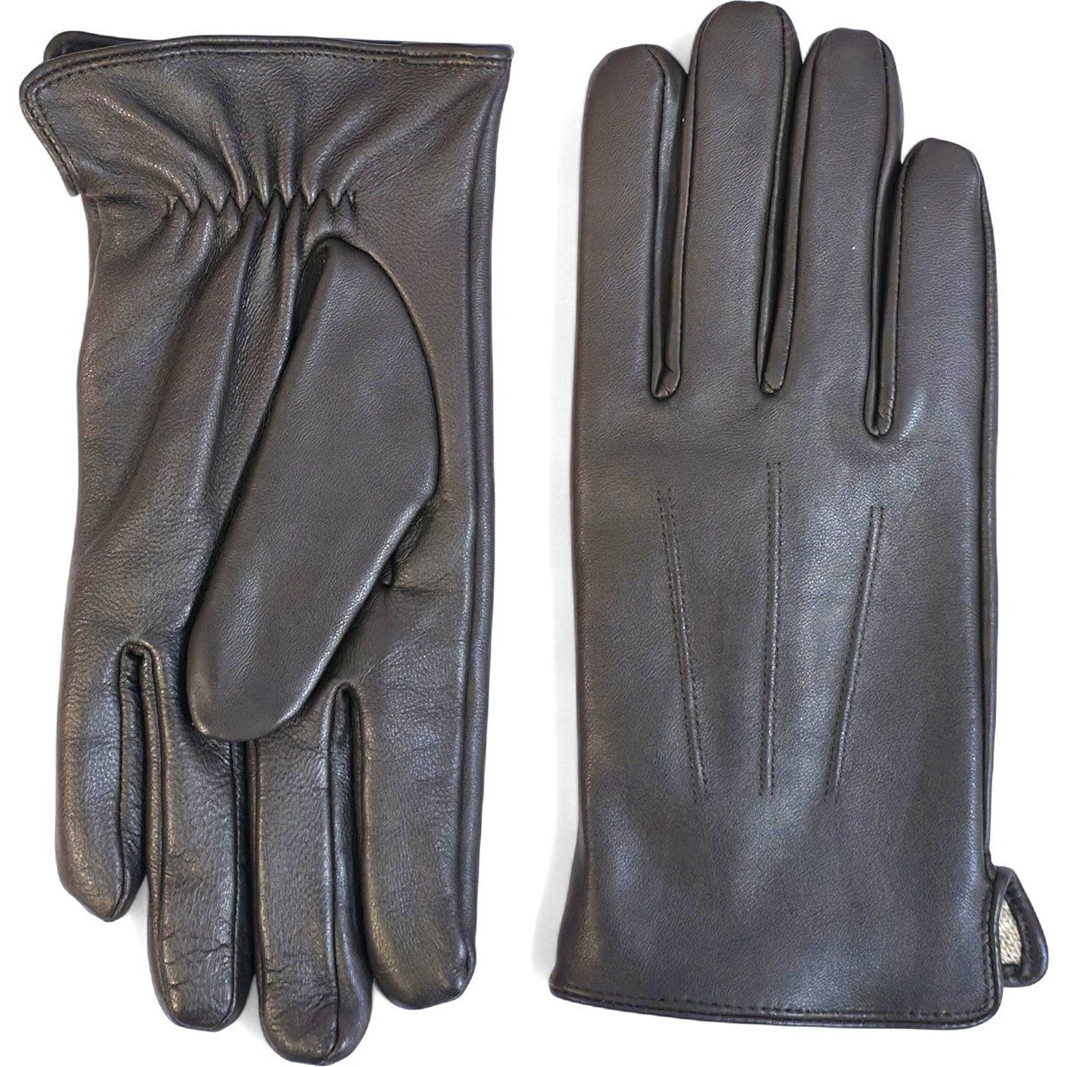 Herren Lederhandschuhe mit Wollfutter