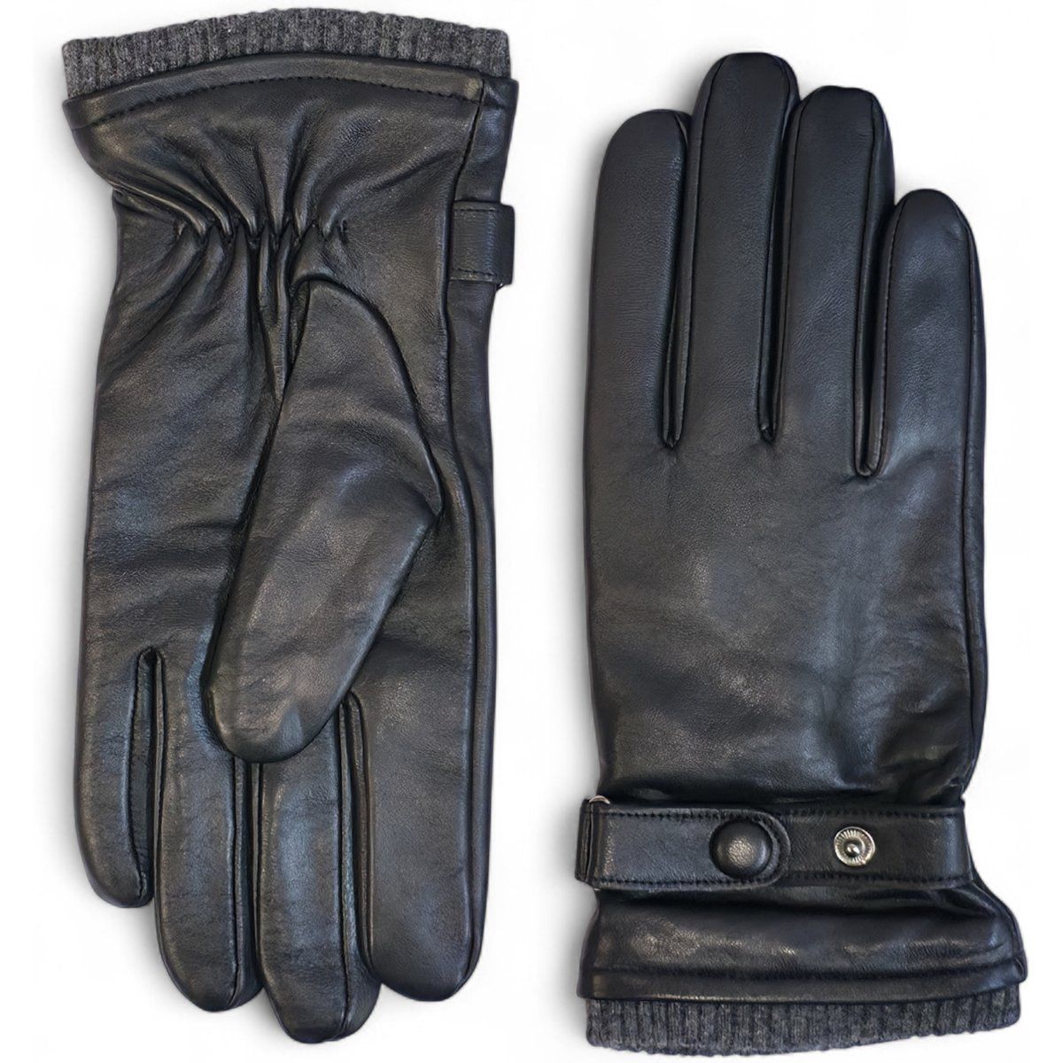 Italienische Winterhandschuhe aus Leder mit Wollfutter