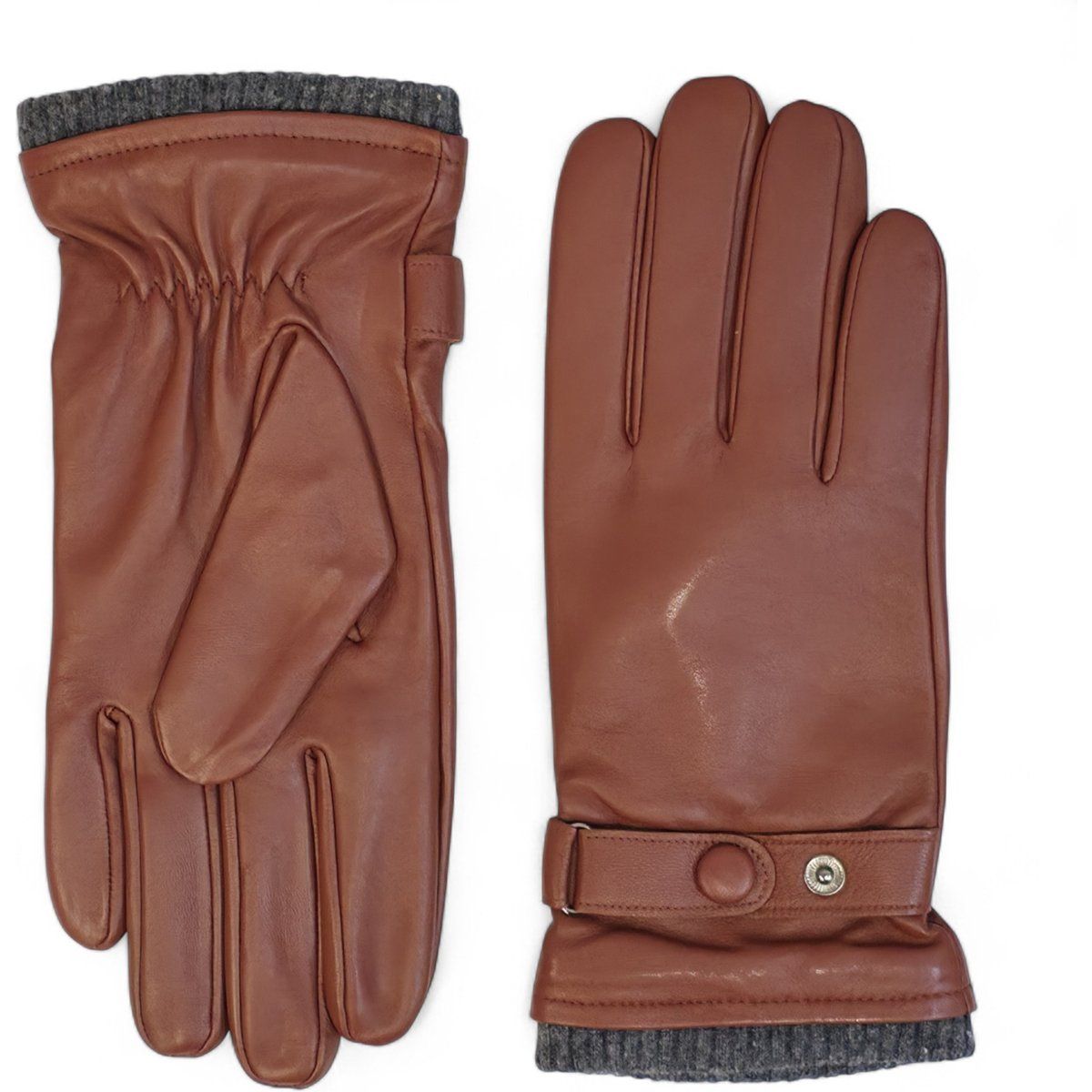 Lederhandschuhe mit Wollfutter